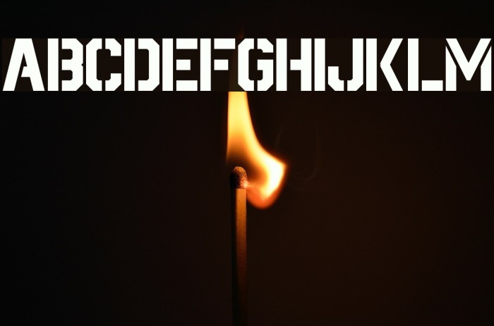 Destructive Regular Font examples