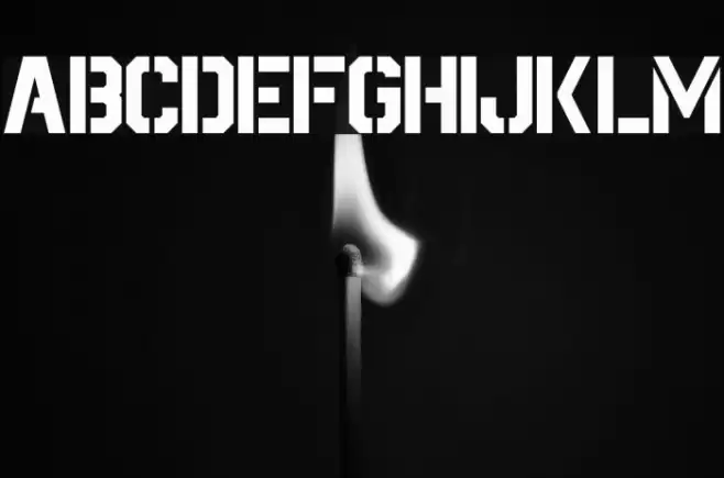 Destructive Regular Font examples