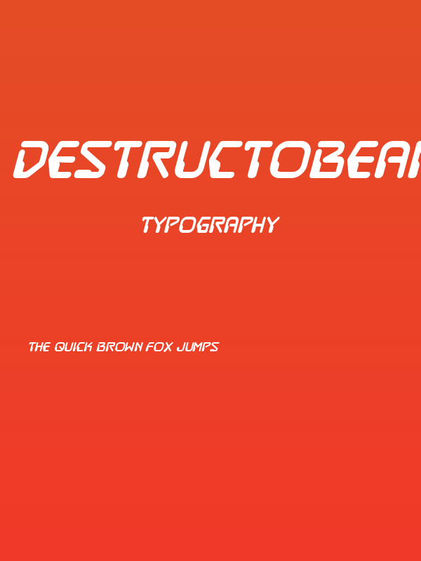 DestructoBeam BB Bold Poster