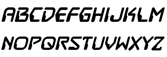 DestructoBeam BB Bold Font LOWERCASE