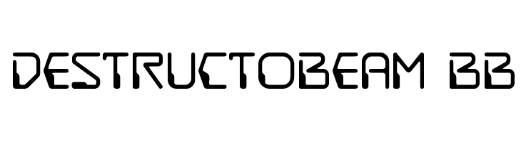 DestructoBeam BB Font