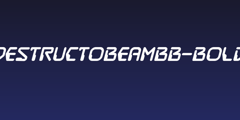 DestructoBeamBB-Bold Social Header