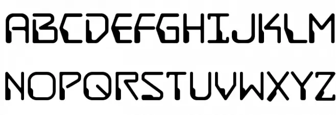 DestructoBeamBB 字体 大写
