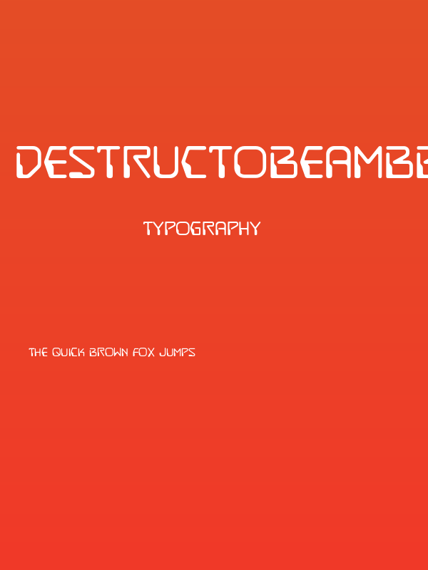 DestructoBeamBB Poster