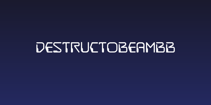 DestructoBeamBB Social Header