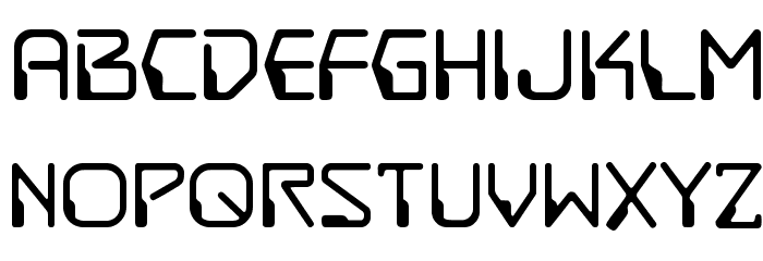DestructoBeamBB Font LOWERCASE