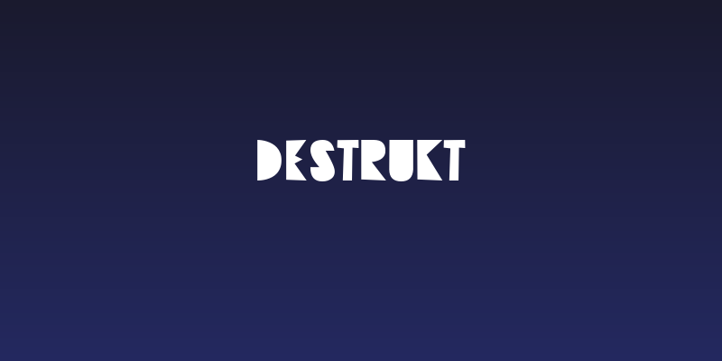Destrukt Social Header