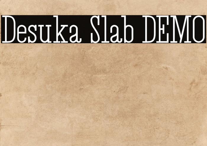 Desuka Slab DEMO Example 1
