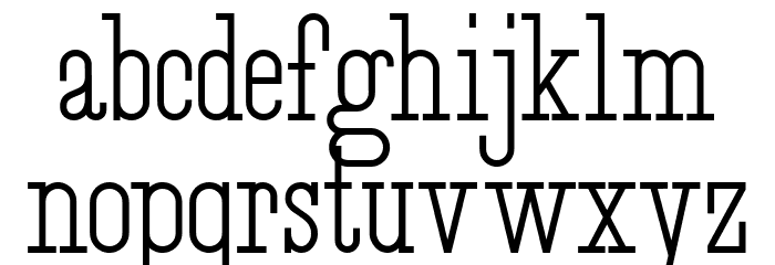 Desuka Slab DEMO Font LOWERCASE