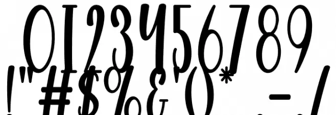 Deswita Font OTHER CHARS