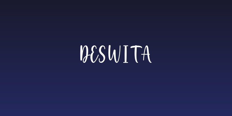 Deswita Social Header