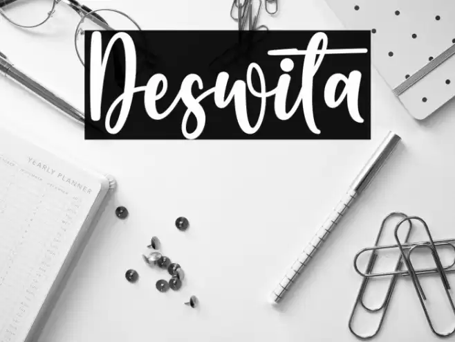 Deswita Font examples