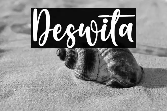 Deswita Font examples