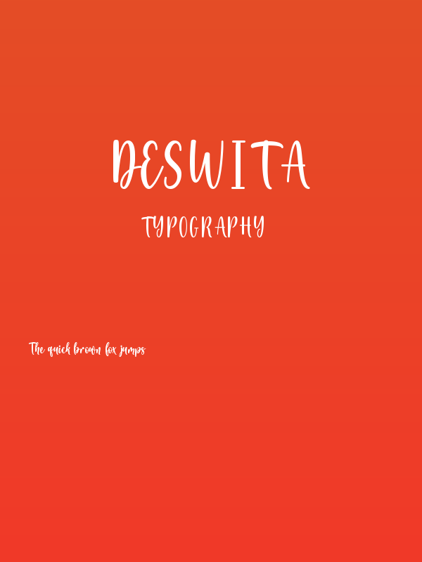 Deswita Poster