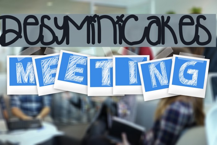DesyMiniCakes Font examples
