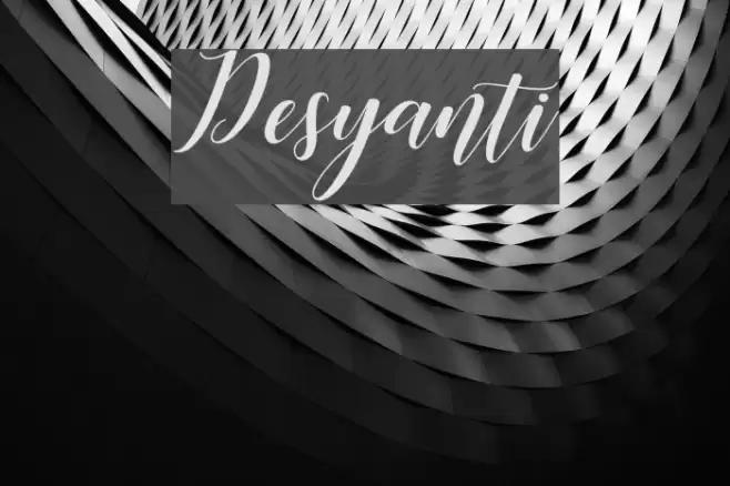 Desyanti Font examples