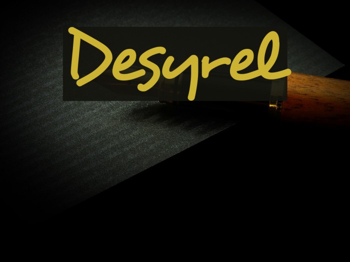 Desyrel Font examples