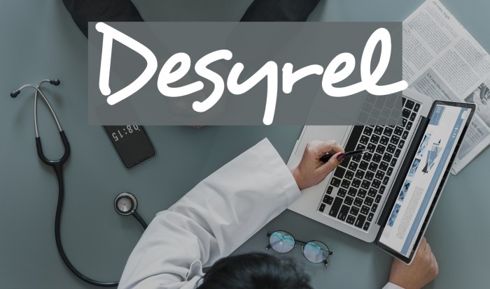 Desyrel Font examples