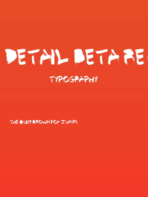 Detail BETA Regular Poster