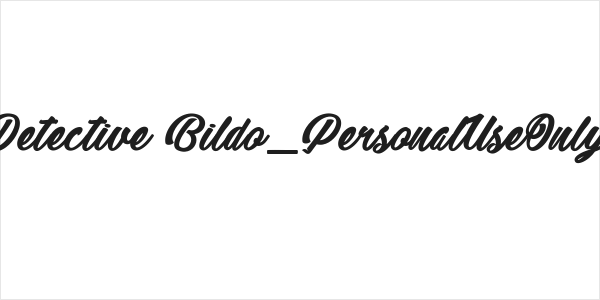 Detective Bildo_PersonalUseOnly Logo