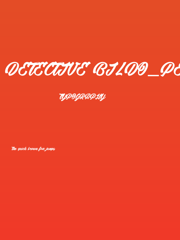 Detective Bildo_PersonalUseOnly Poster