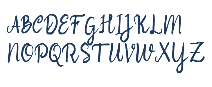 Deteriorat Hand Uppercase