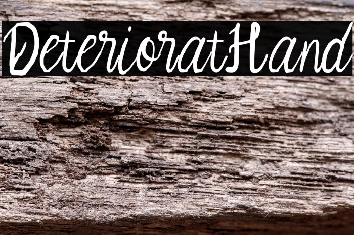 Deteriorat Hand Example 1
