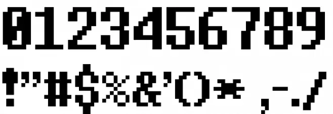 Determination (RUS BY LYAJKA) Font OTHER CHARS