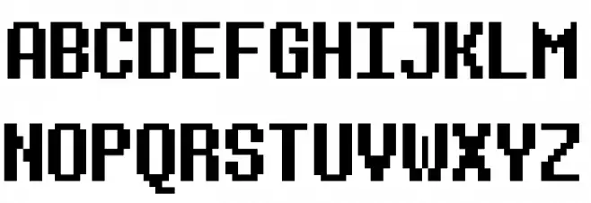 Determination (RUS BY LYAJKA) フォント 大文字