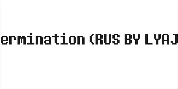 Determination (RUS BY LYAJKA) Logo