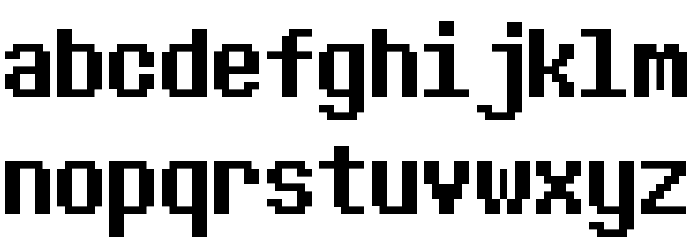 Determination (RUS BY LYAJKA) Font LOWERCASE