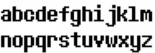 Determination (RUS BY LYAJKA) फ़ॉन्ट लोअरकेस