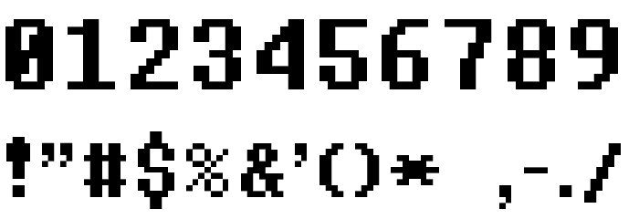 Determination1 (RUS BY LYAJKA) Font OTHER CHARS