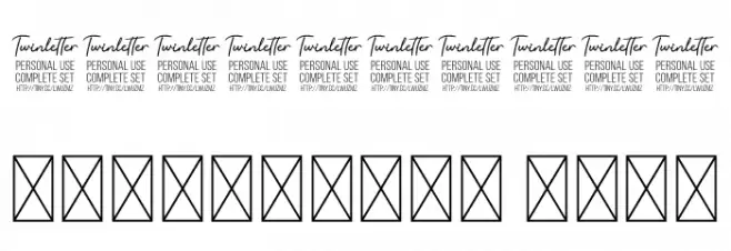 Determine Personal Use Font OTHER CHARS