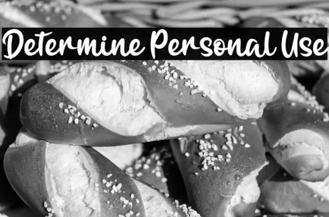 Determine Personal Use Font examples