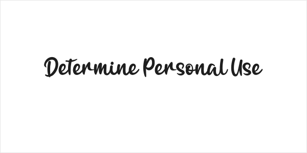 Determine Personal Use Logo