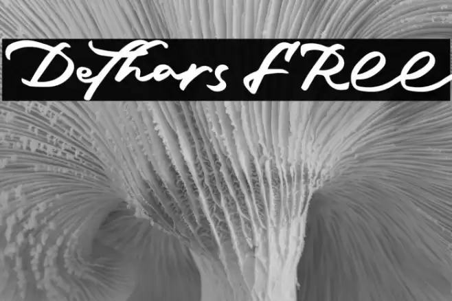 Dethars FREE Font examples