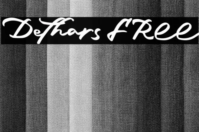 Dethars FREE Font examples