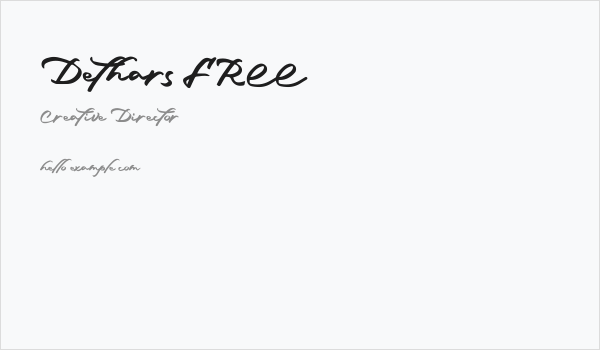 Dethars FREE Business Card