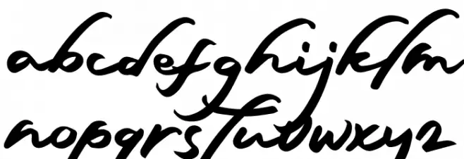 Dethars FREE Font Litere mici