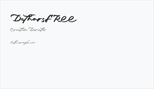 DetharsFREE Business Card