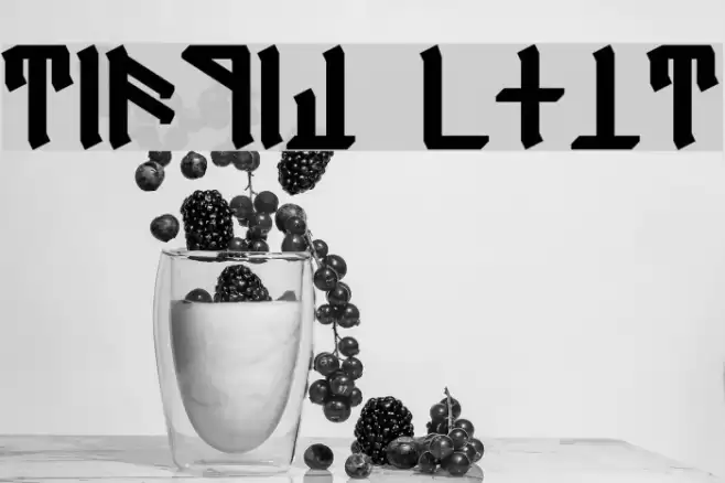 Dethek Bold Font examples