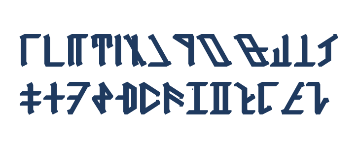 Dethek Bold Lowercase