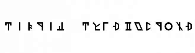 Dethek   Dwarvish-FR  Frei Schriftart Herunterladen