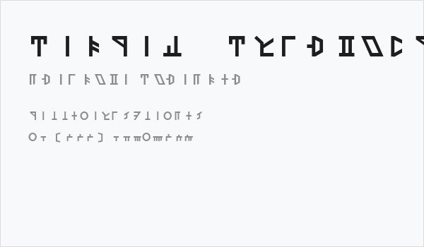 Dethek   Dwarvish-FR Business Card