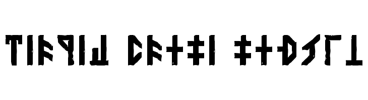 Dethek Stone Normal  font caratteri gratis