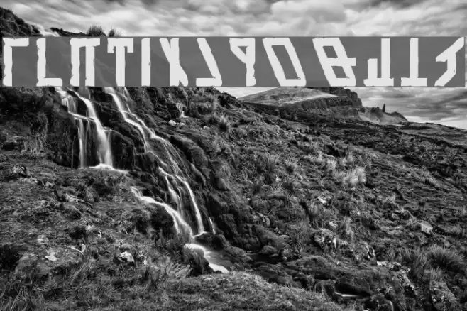 Dethek Stone Normal Font examples