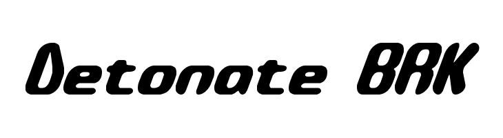 Detonate BRK  Frei Schriftart Herunterladen