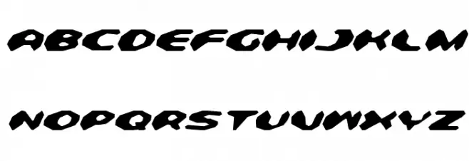 Detonator Italic Font Litere mari