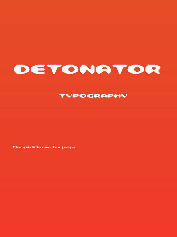 Detonator Poster